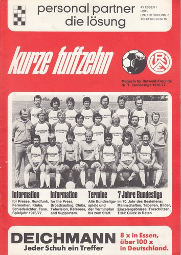 Rot weiß essen - 27.07.76,