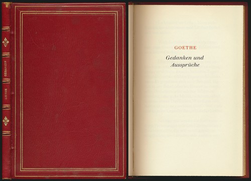 Goethe gedanken und - goethe,,