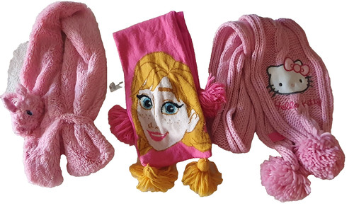 Stück mädchen schal strick - 3,