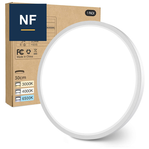 Deckenlampe led flach ø30cm - led,