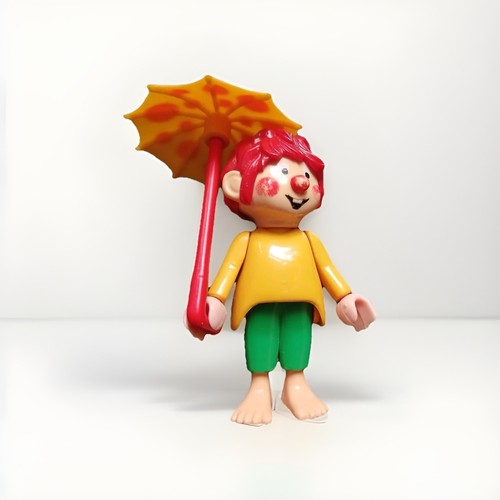 Pumuckl mit regenschirm - mit,
