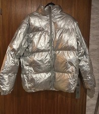Silberne pufferjacke neu - pufferjacke,