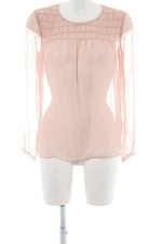 BODEN Transparenz-Bluse Damen Bluse Gr. DE 38 creme Casual-Look