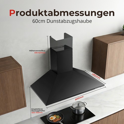 Sndoas 60cm wandhaube leiser - sndoas,