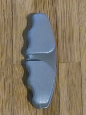 Trimmgriff aus Voll-Aluminium, silber pulverbeschichtet