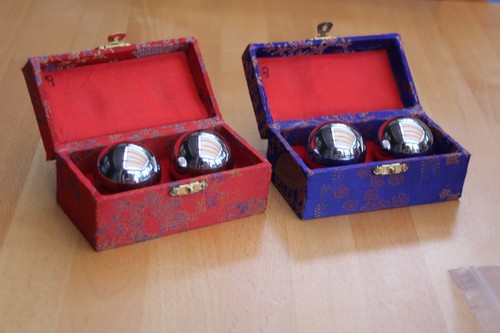 Gong klangkugeln silber - qi-gong,