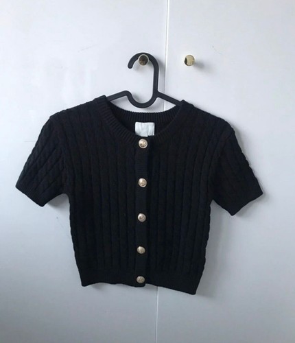 Strick cardigan mit - strick,