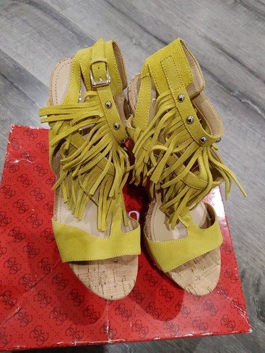 Guess yellow fringe meekah - guess,