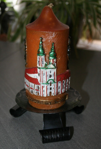 Zierkerze kerze mit - zierkerze,
