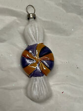 Weihnachtsschmuck Christbaumschmuck  Silber Weiß Bunt  Bonbon Glas Lauscha