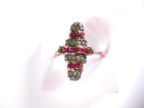 Art deco ring gold - ring,