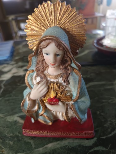 Mutter gottes figur - mutter, gips