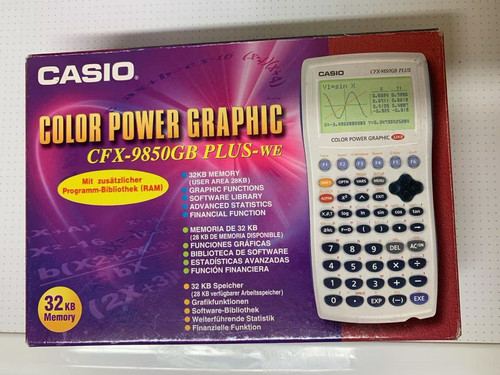 Casio cfx 9850gb plus color - casio, plus-we