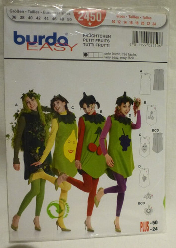 Burda 2450 schnittmuster damen - 2450,