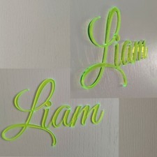 Namensschild aus