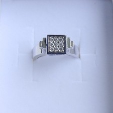 JETTE JOOP 925er Sterlingsilber Ring Würfel Drehbar Zirkonia Gr. 53 Gr. 17
