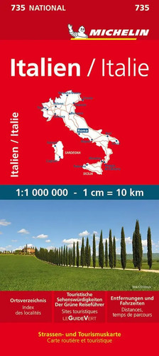 Michelin italien straßen - italien, |