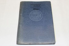 Betriebsanleitung - Waagerecht Bohr- & Fräswerk Fräsmaschine - NILES - W7 - 1940