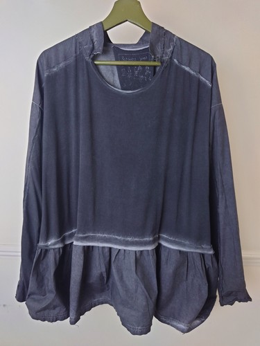 Barbara speer top grunge grau - barbara,