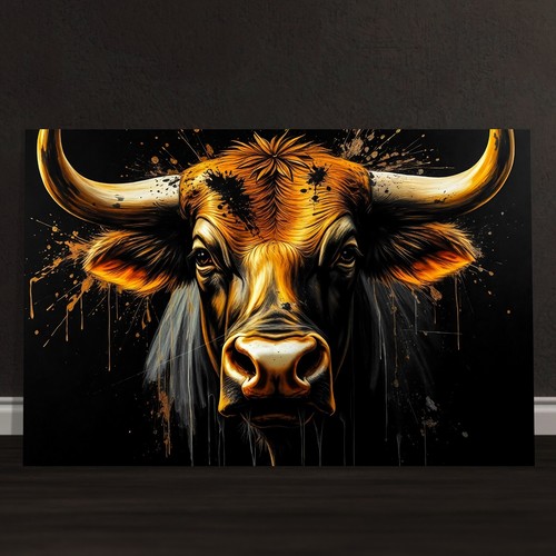Wandbild stier bulle - stier,