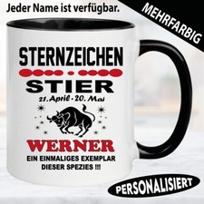 Tasse Stier Sternzeichen