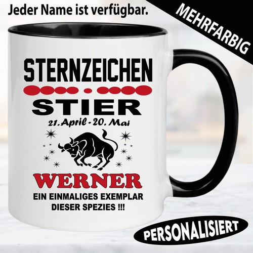 Tasse stier sternzeichen - tasse,