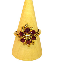 Rubinring Gr  57  Rubin mit