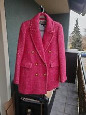 Damen Mantel 38-40 J.Crew Wollmischung Alpaka Tweed