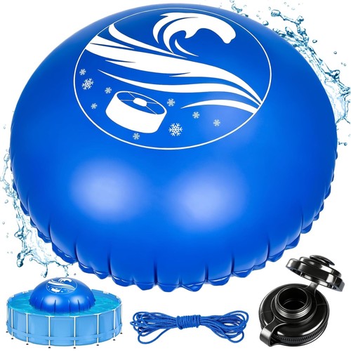 Poolkissen winter rund m - winter,