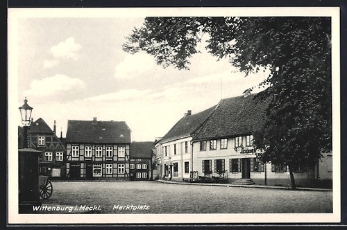 Ansichtskarte wittenburg - ansichtskarte, i