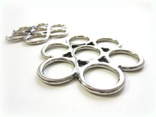 Gebissloser Zaum Flower silber