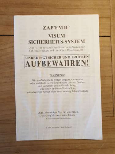 Zak mckracken anleitung - mckracken,