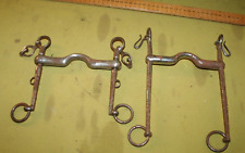 2 Weymouth Doppeltrense Bits Stahl von Whippy London Side Saddle Maker