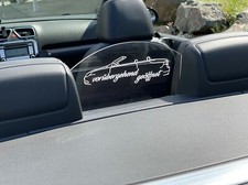 kleines Windschott VW EOS Fahren mit vier Personen inkl. Gravur