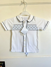 Emile Et Rose Hemd Weiß Blau