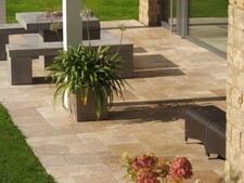 Travertin Terrassenplatten