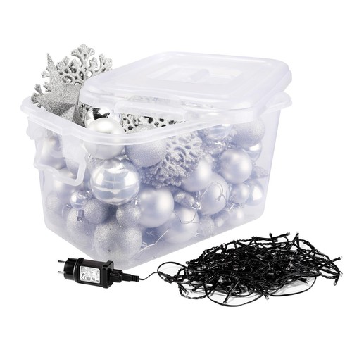 Christbaumschmuck set 100 tlg - christbaumschmuck, 100-tlg