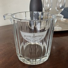 Moët & Chandon Petite Liquorelle italienischer Glas Eiskübel/Champagnerkühler sehr guter Zustand