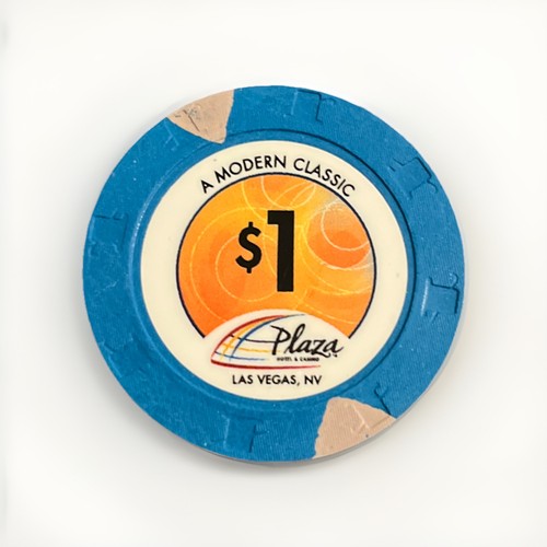 Plaza poker chip - *,