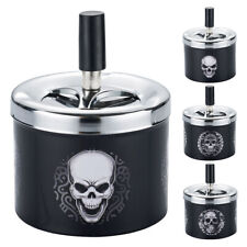 Drehaschenbecher Metall Skull
