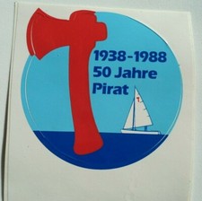 Werbe-Aufkleber Pirat