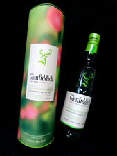 Whisky-Flasche " Glenfiddich " ( leer ,aus Whisky-Flaschensammlung )