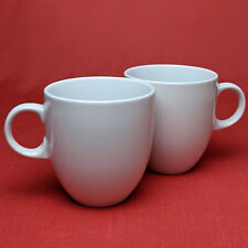 Seltmann Weiden Weiß 2X Becher Frühstücksbecher Schoko-Becher 500 ml Porzellan