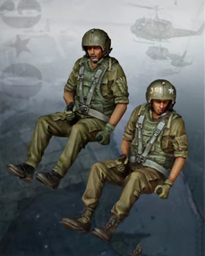 Resin helicopter piloten - resin,