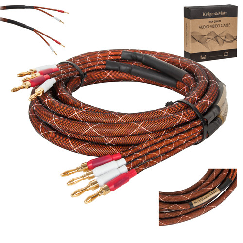 Lautsprecherkabel banan 2 - 3m,