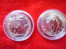 1 UNCE  999 SILBER  2015  GROßBRITANNIEN  KÖNiGIN   ELISABETH / BRITANNIA