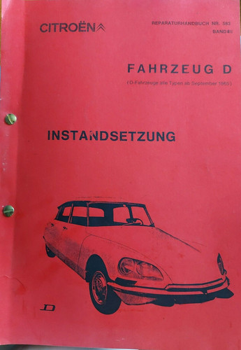 Reparaturhandbuch 583 band - nr.583,