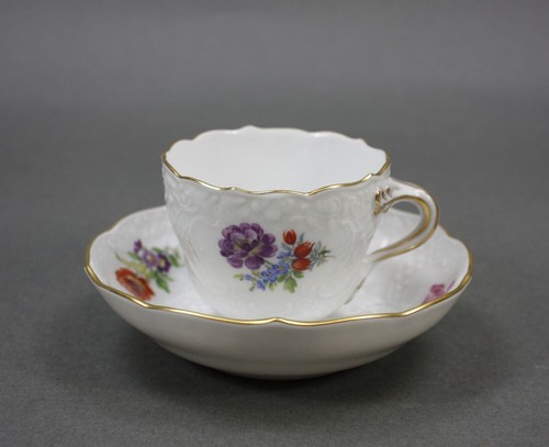 Meissen mokkatasse mokkagedeck - meissen,