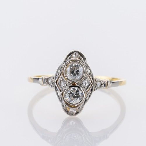 Ring aus 585er weiß und - aus,