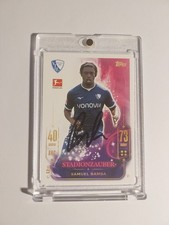 Topps 2024-25 Samuel Bamba Vfl Bochum On Card Auto Parallel Ultra Rare Original 